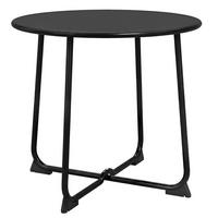 GARTENTISCH Metall Schwarz - Schwarz, Metall (50/50/45.5cm) - Outsunny