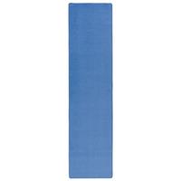 TREND VELOURS LÄUFER TEPPICH JOY - Blau, Textil (80/320cm) - Snapstyle