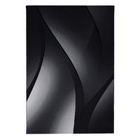 TEPPICH Kurzflor INN in Schwarz, mit Farbverlauf, 140 x 200 cm - Schwarz, Textil (200/140cm) - KADIMA DESIGN