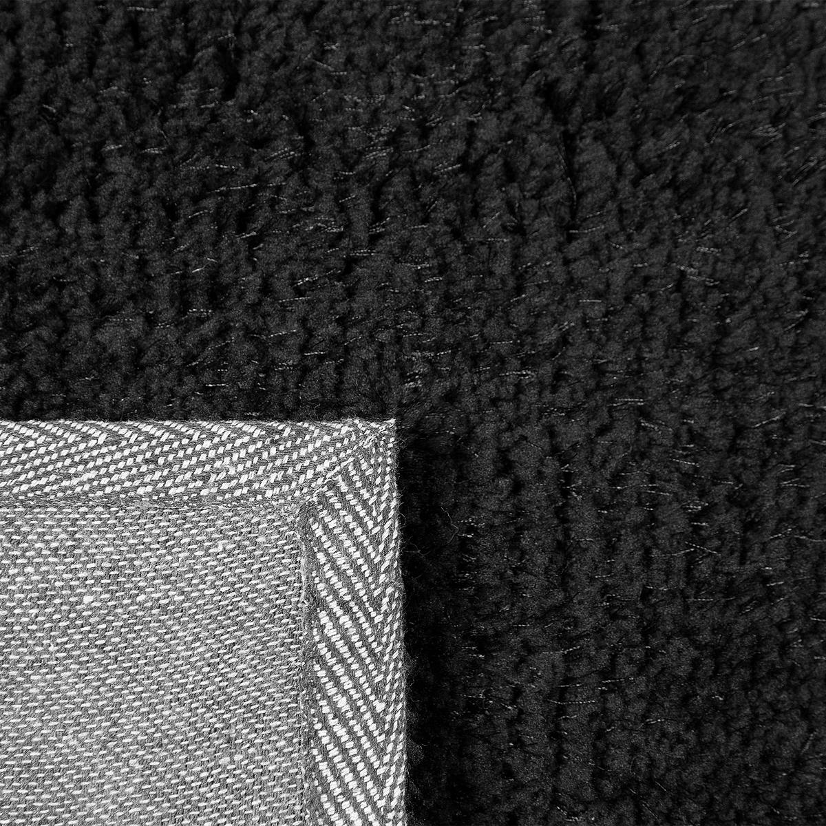 SHAGGY-TEPPICH Demre 230/160 cm - Schwarz, Kunststoff (160/230cm) - Beliani