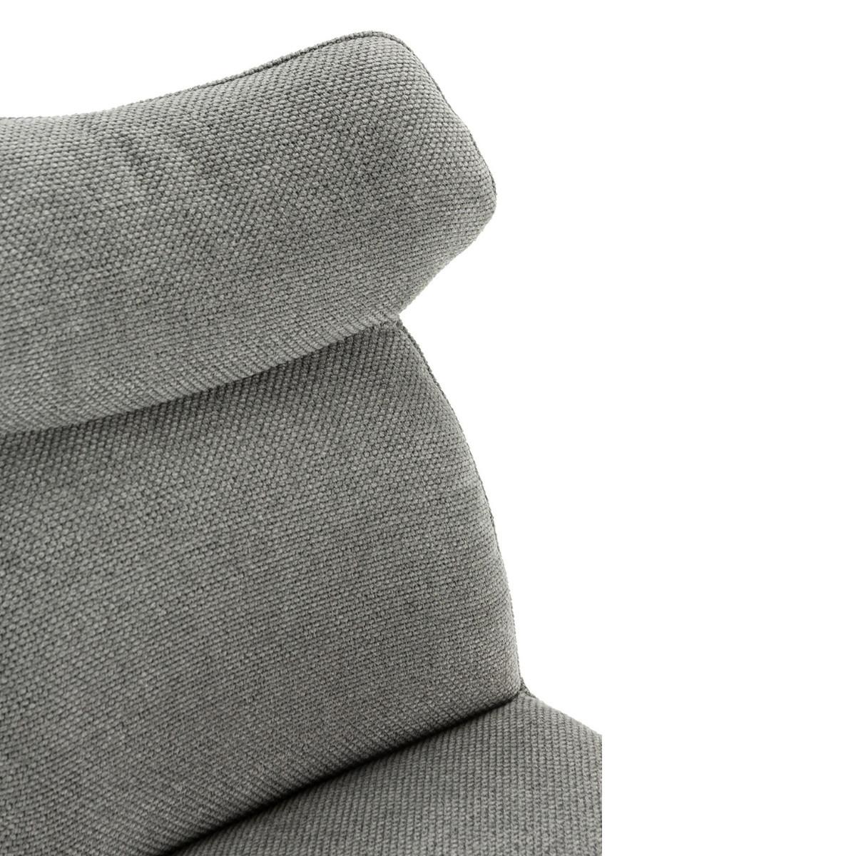 ESSZIMMERSTUHL Dara Grau 47/65/51 cm 2er-Set - Grau, Textil (65/51/47cm) - Calicosy