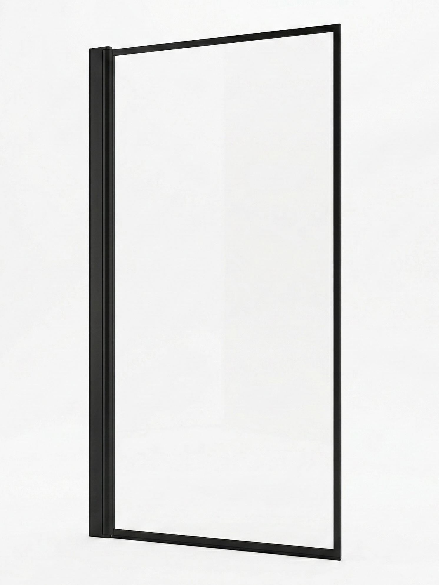 BADEWANNE Medal 1 Teil cm Schwarz - 60 x 140 cm - Schwarz, Glas (60/140cm) - Badplaats