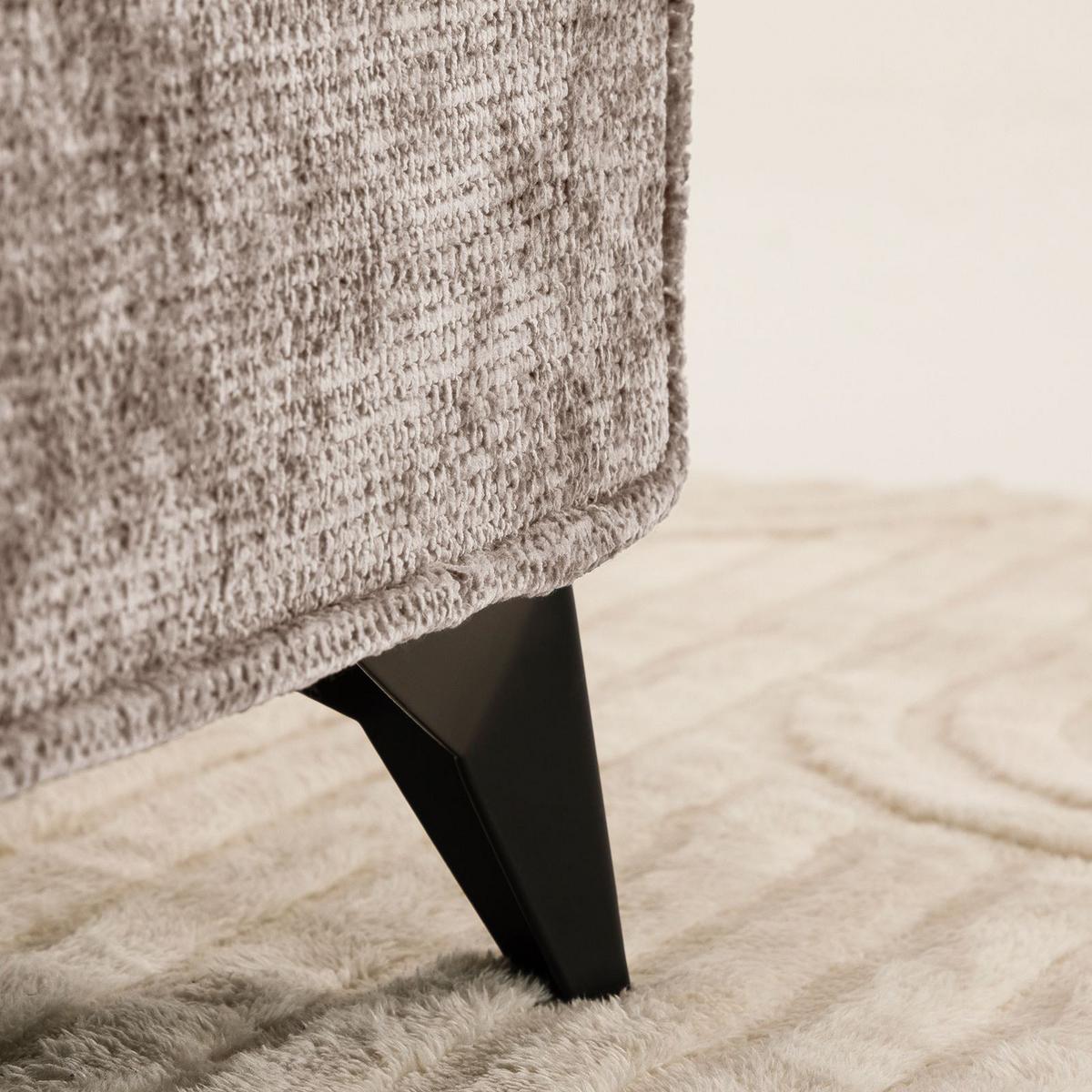 POLSTERBETT VIRETTA 140X200 CM - Beige, Textil (140/200cm) - IDIMEX
