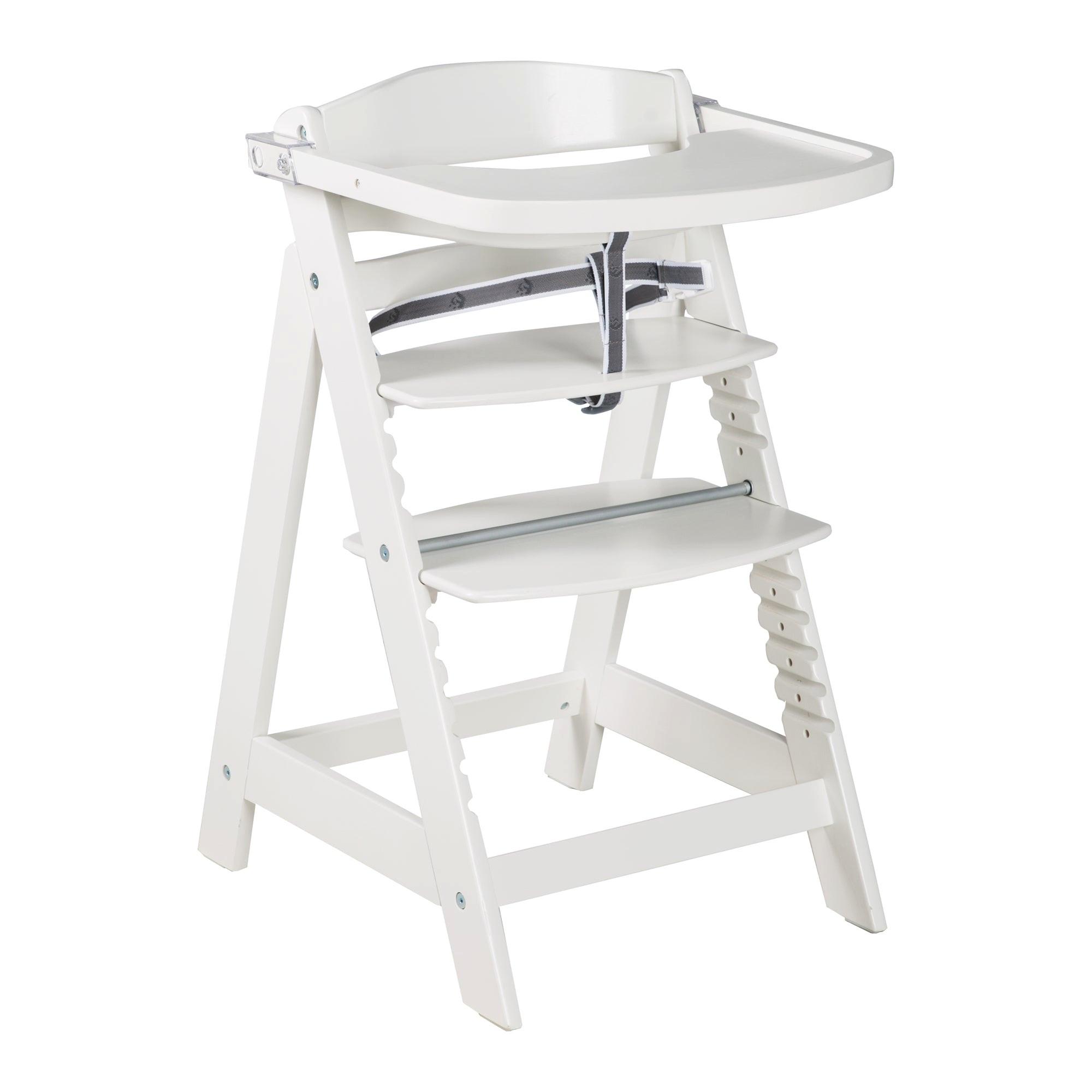 KINDERHOCHSTUHL - Sit Up 'CLICK & FUN' - weiß - Weiß, Holzwerkstoff (50/80/54cm) - Roba