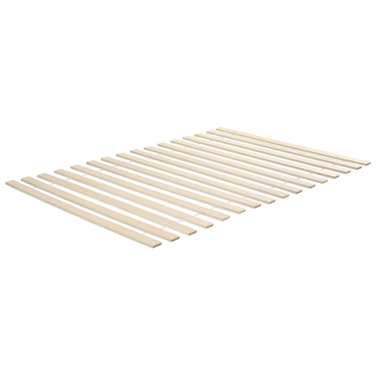BETT mit Lattenrost 140/200 Kiefernholz Hellbraun Echallon - Hellbraun/Braun, Holz (140/200cm) - Beliani