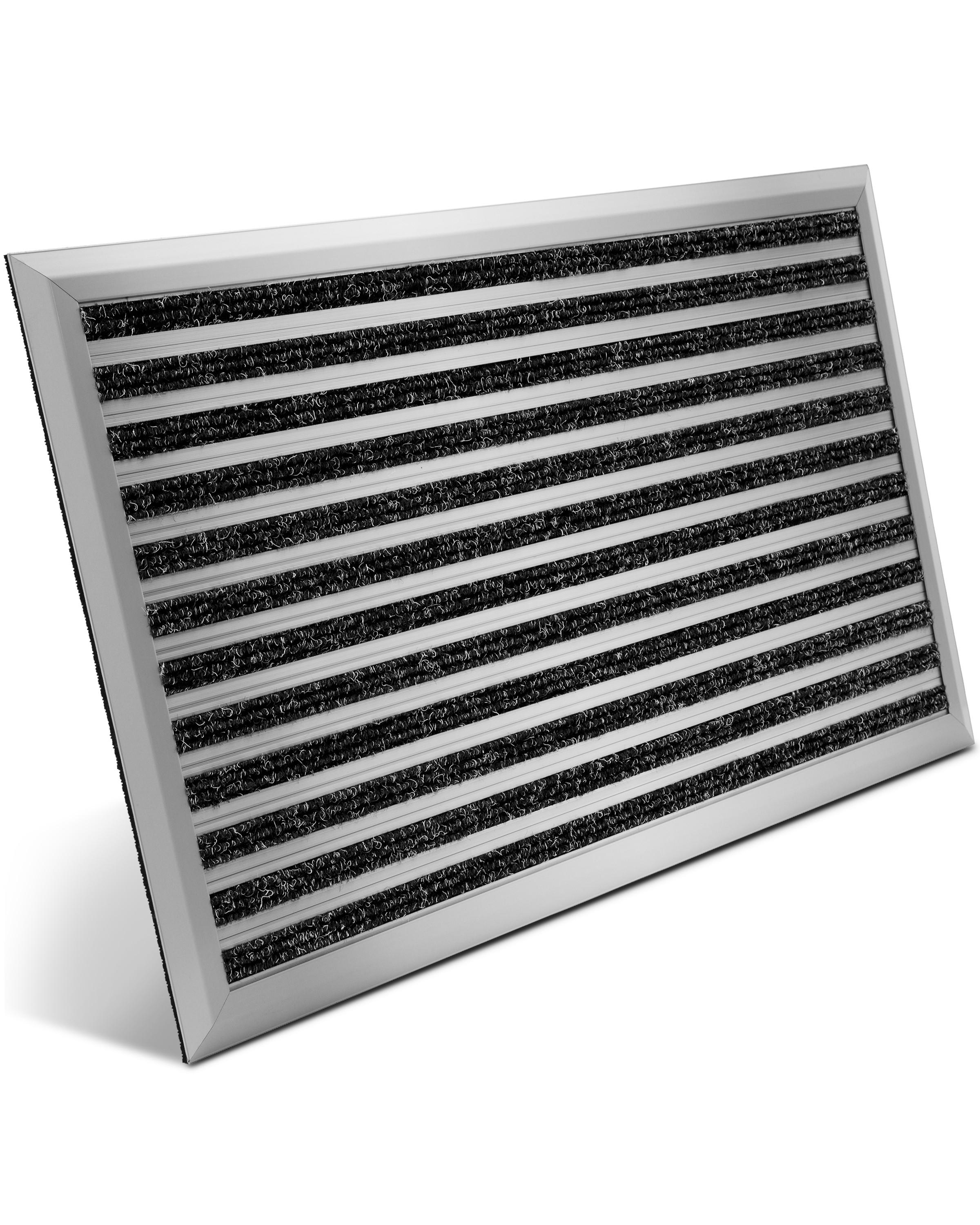 ALU-FUSSMATTE AluGant DL - Silberfarben, Metall (90/60cm) - BoMoe