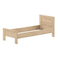 EINZELBETT 90x200 Keelia Eiche Melamin modern - Eichefarben, Kunststoff (90/200cm) - 58aufmkessel