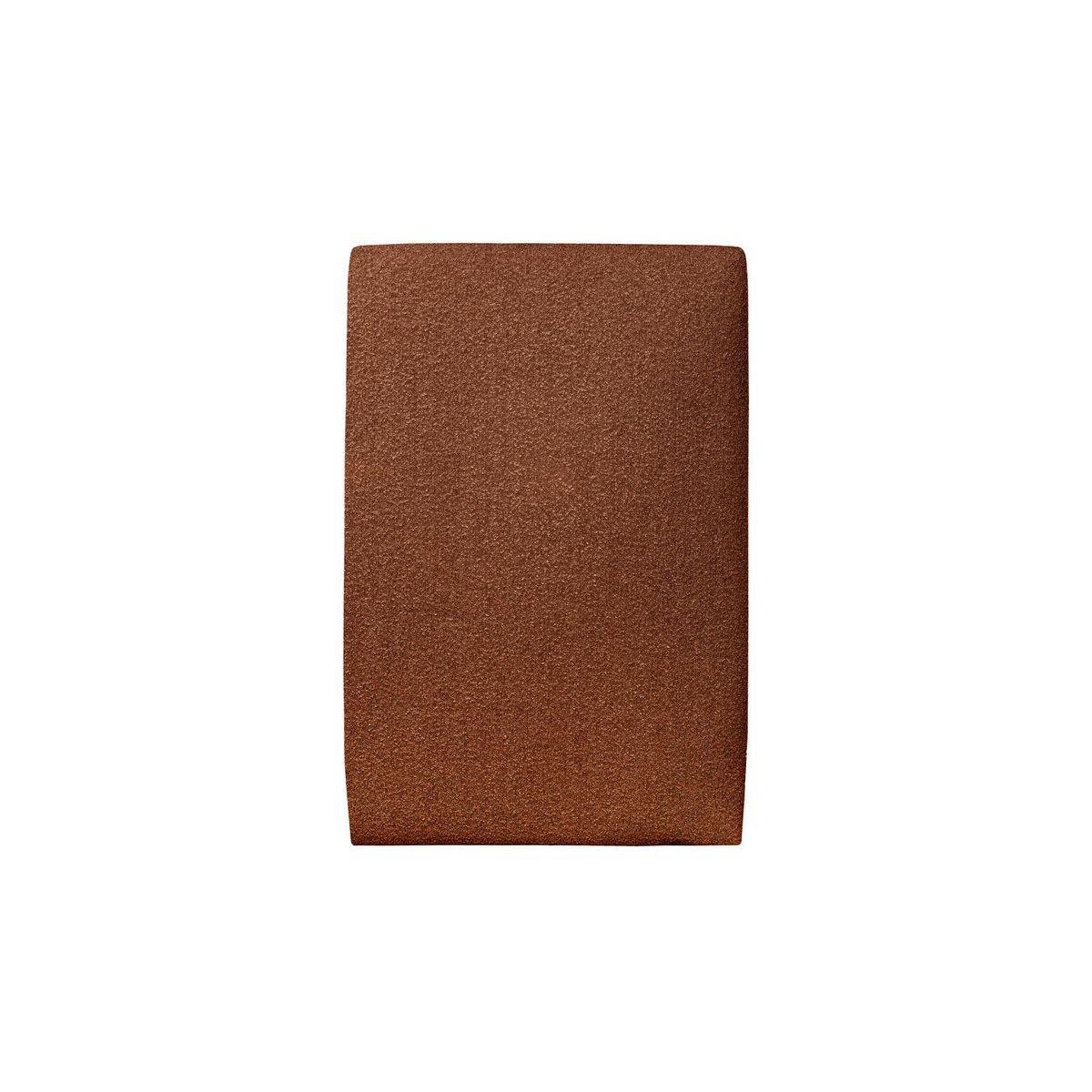 KOPFTEIL gepolstertes – Terrakotta-Bouclé-Stoff - 90 cm - Beige/Terracotta, Karton/Holz (90/120/10cm) - Sommeil de Plomb
