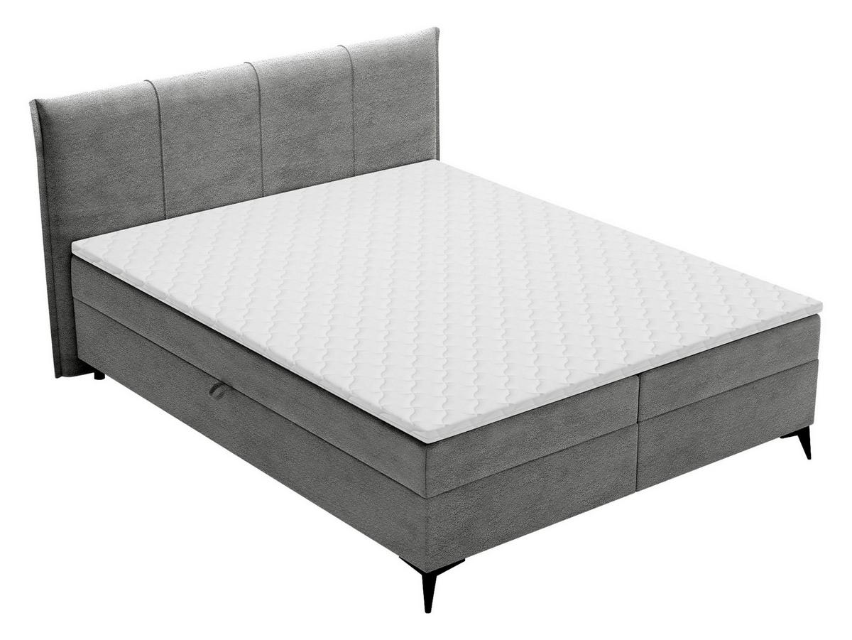 BOXBETT Eco Bis - H3 - Schwarz/Grau, Holz/Holzwerkstoff (160/200cm) - MIRJAN24