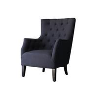 SESSEL duchesse Schwarz - Schwarz, Textil (83/100/76cm) - Habitat Garten