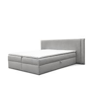 BOXBETT Cedric In Magic Velvet - Hellgrau, Holzwerkstoff/Textil (180/200cm) - Fun Möbel