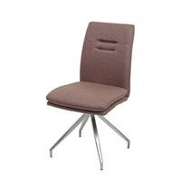 ESSZIMMERSTUHL Braun - Braun, Textil (47/90/60cm) - MCW