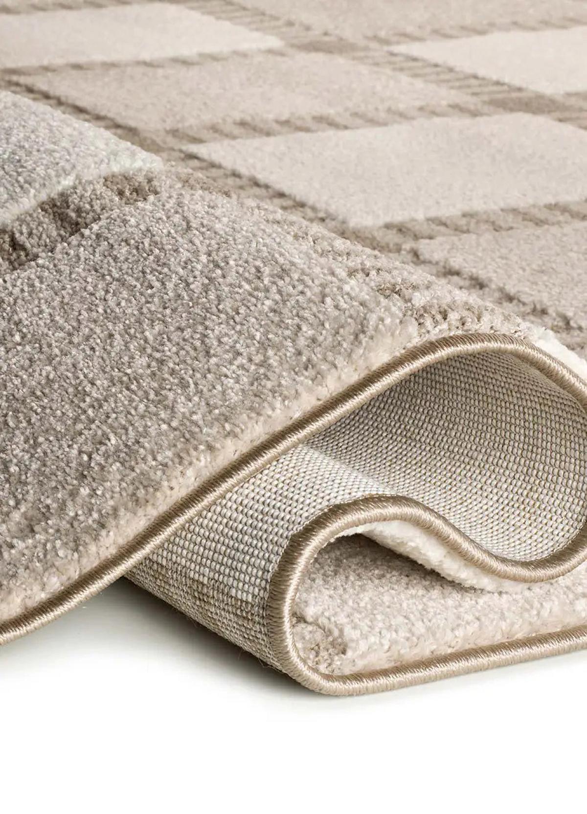 KURZFLORTEPPICH Beige / Weiß Candela 80/150 cm - Beige/Weiß, Textil (80/150cm) - Atticgo