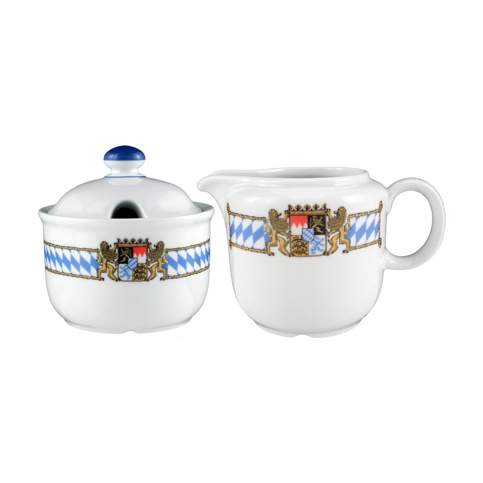 MILCH- UND ZUCKERSET Compact Bayern bunt 2-tlg. - Multicolor, Keramik (1/2cm) - Seltmann Weiden