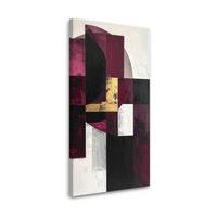LEINWANDBILD 3D und geometrisch 50x100cm - Rot, Textil (50/100cm) - Feeby