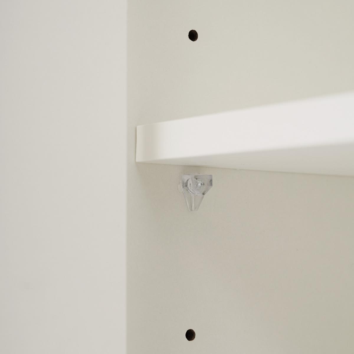 SIDEBOARD holzwerkstoff weiß mit rillenfront, 2 türen & 3 schubladen - Weiß, Holzwerkstoff (120/40/75cm) - Urban Meuble