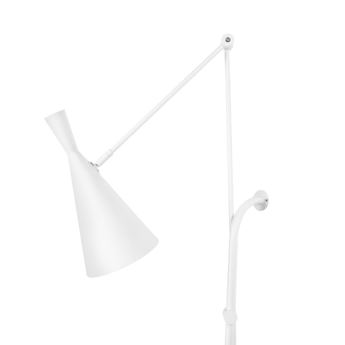 WANDLAMPE Weiß Marisa - Weiß, Metall (18/83/64cm) - Beliani