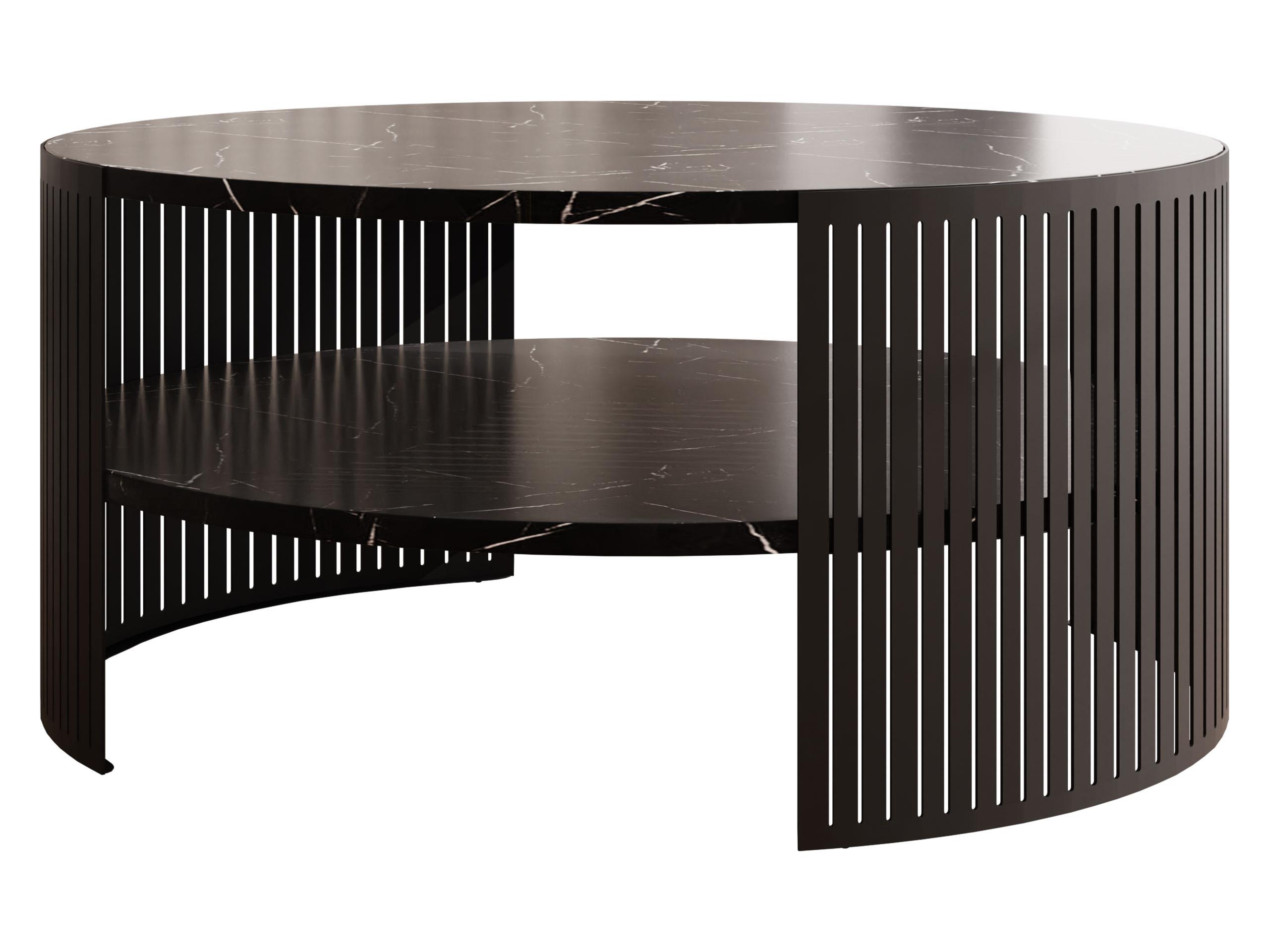COUCHTISCH Fikoli - Multicolor/Schwarz, Holzwerkstoff/Metall (75/75/40cm) - MIRJAN24