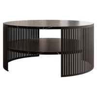 COUCHTISCH Fikoli - Multicolor/Schwarz, Holzwerkstoff/Metall (75/75/40cm) - MIRJAN24