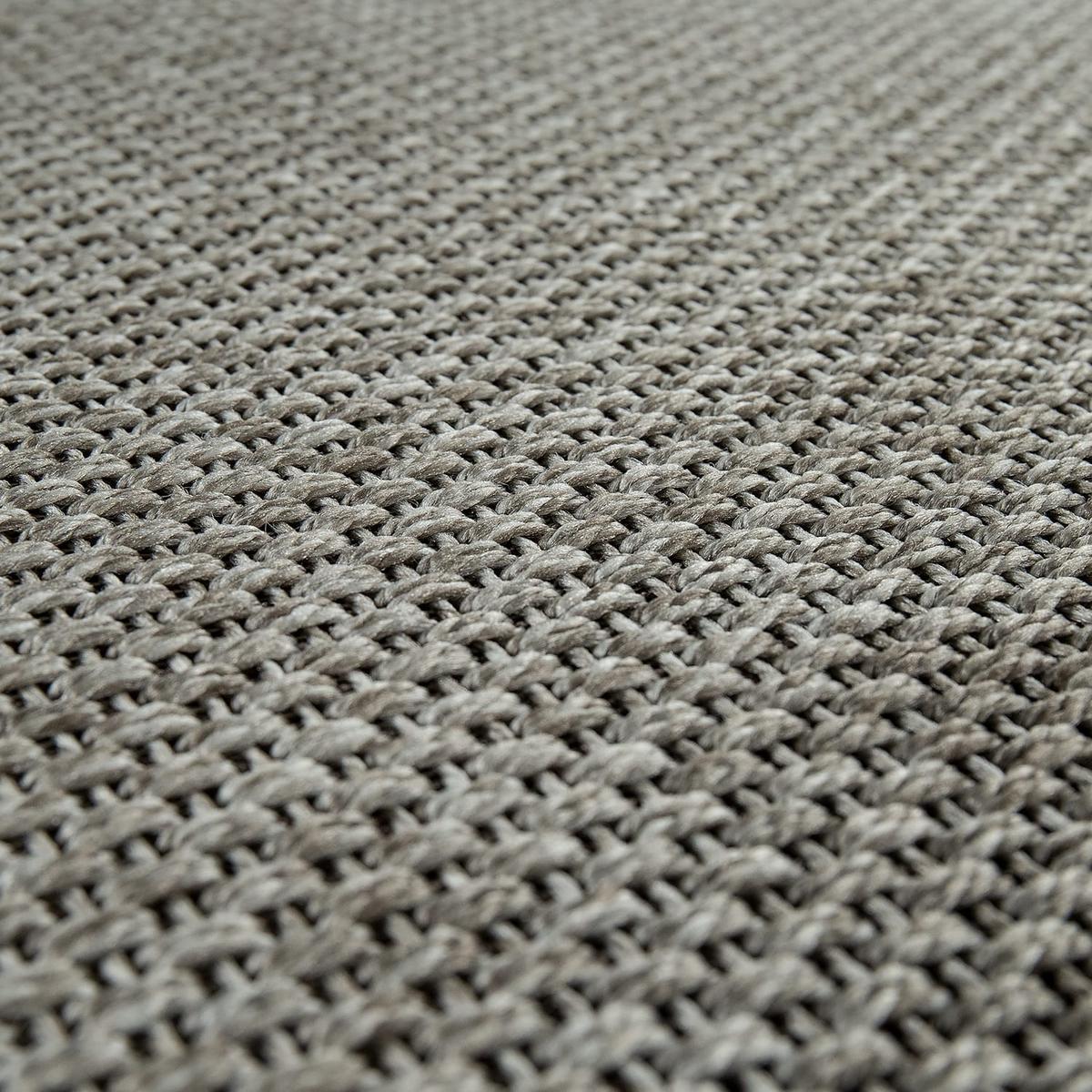 FLACHWEBTEPPICH, mit Bordüre, Grau, 120 x 170 cm - Grau, Textil (170/120cm) - KADIMA DESIGN