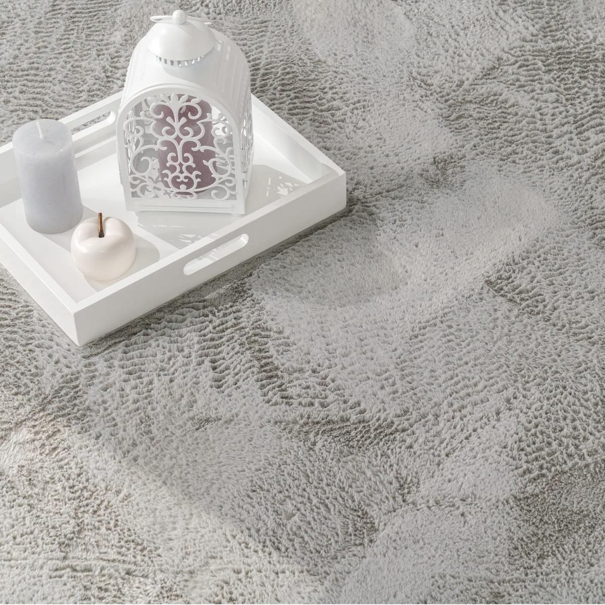 KURZFLORTEPPICH, einfarbig, aus Polyester, Grau, 160 x 220 cm - Grau, Textil (160/220cm) - KADIMA DESIGN