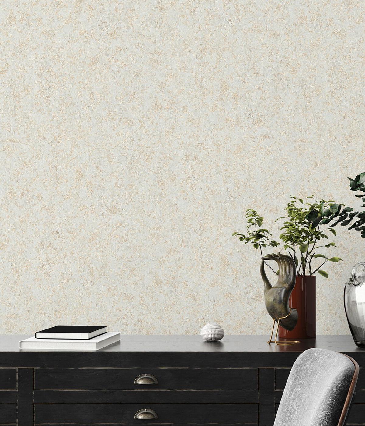 VLIESTAPETE Gold 53/1005 cm - Goldfarben, Kunststoff/Textil (53/1cm) - KUNSTLOFT