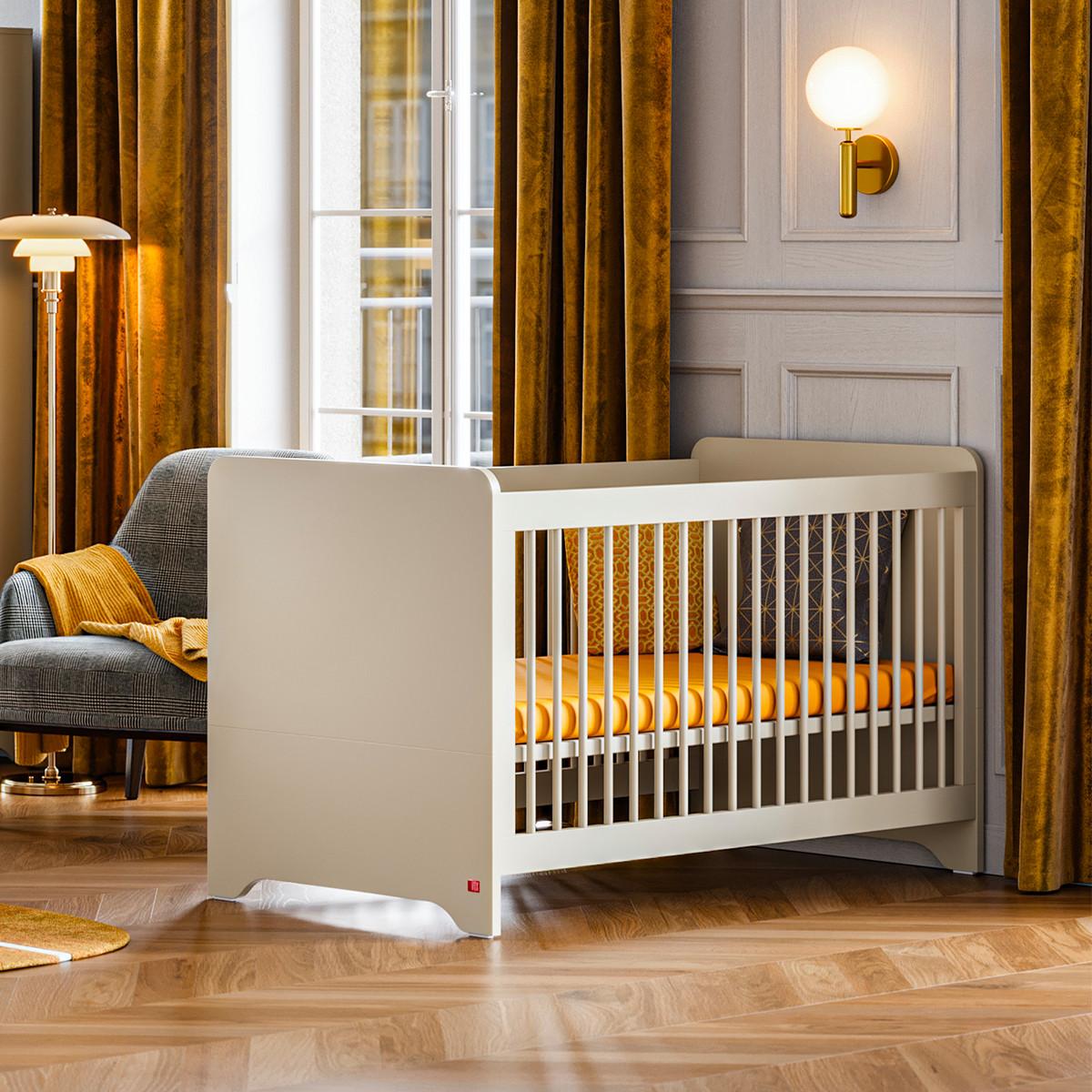 GITTERBETT 60/120 Ova Beige - Beige, Holzwerkstoff (60/120cm) - Petits-meubles