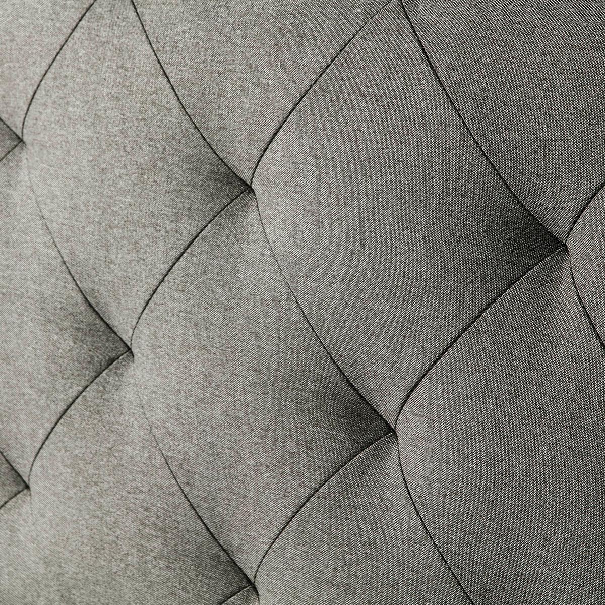 KOPFTEIL 90x60 cm Milan grau - Grau, Textil (8/60/90cm) - VS Venta-stock