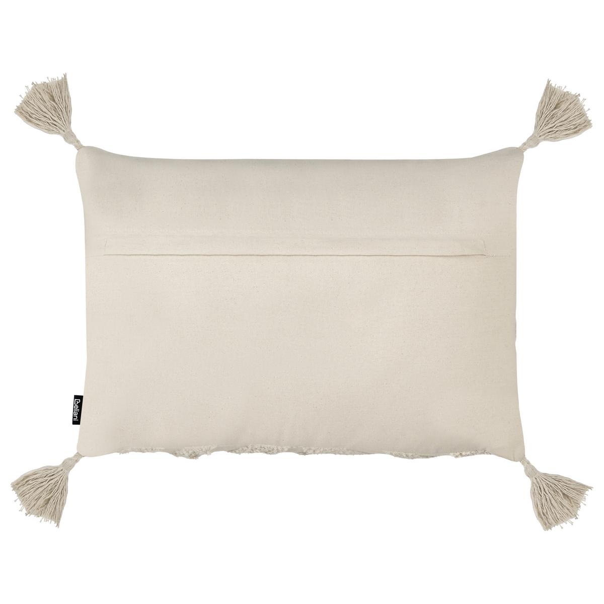 DEKOKISSEN Beige 40/60 cm Crataegus - Beige, Textil (60/40/10cm) - Beliani