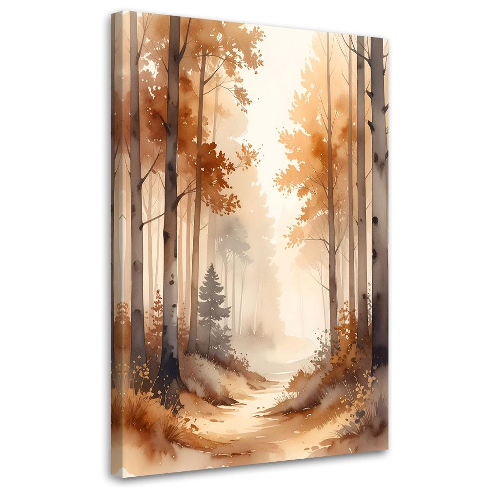 LEINWANDBILD Natur und Botanik 80x120cm - Beige, Textil (80/120cm) - Feeby