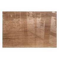 GLASPLATTE für Kamin 120x80 cm - Braun, Glas (120/80/0.4cm) - TULUP