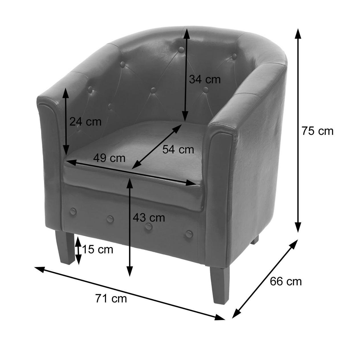 LOUNGESESSEL Weiß - Weiß, Textil (71/75/66cm) - MCW