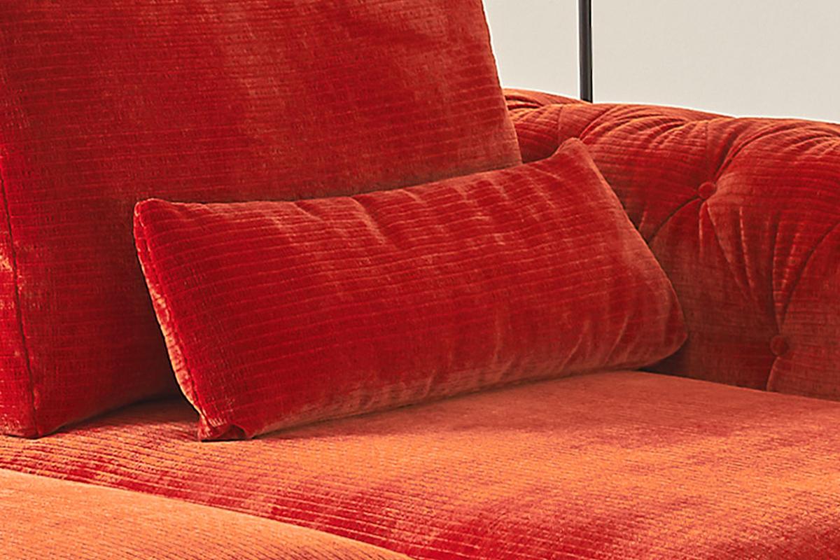 NIERENKISSEN GROSS SEPHI Rot Cord - Rot, Textil (92/19cm) - KAWOLA