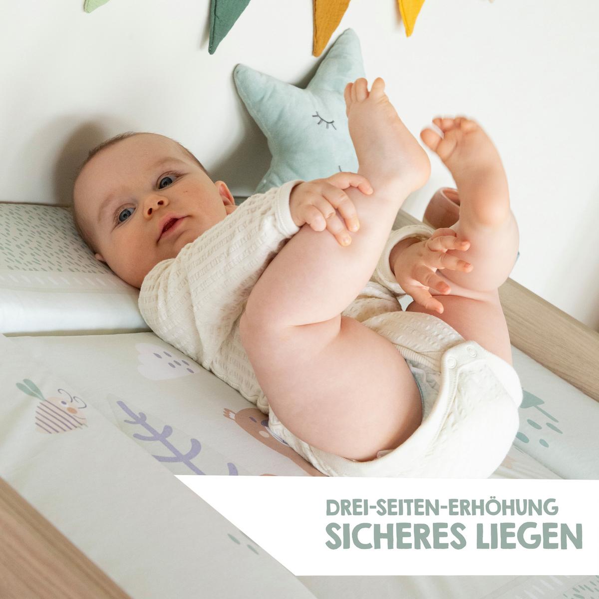 WICKELAUFLAGE Woodland Buddies - Grün, Textil (85/75cm) - Roba