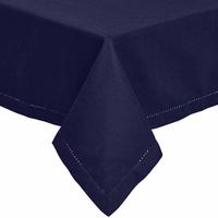 TISCHDECKE dunkelblau 137/228 cm, 100% Baumwolle - Dunkelblau, Textil (137/228cm) - Homescapes