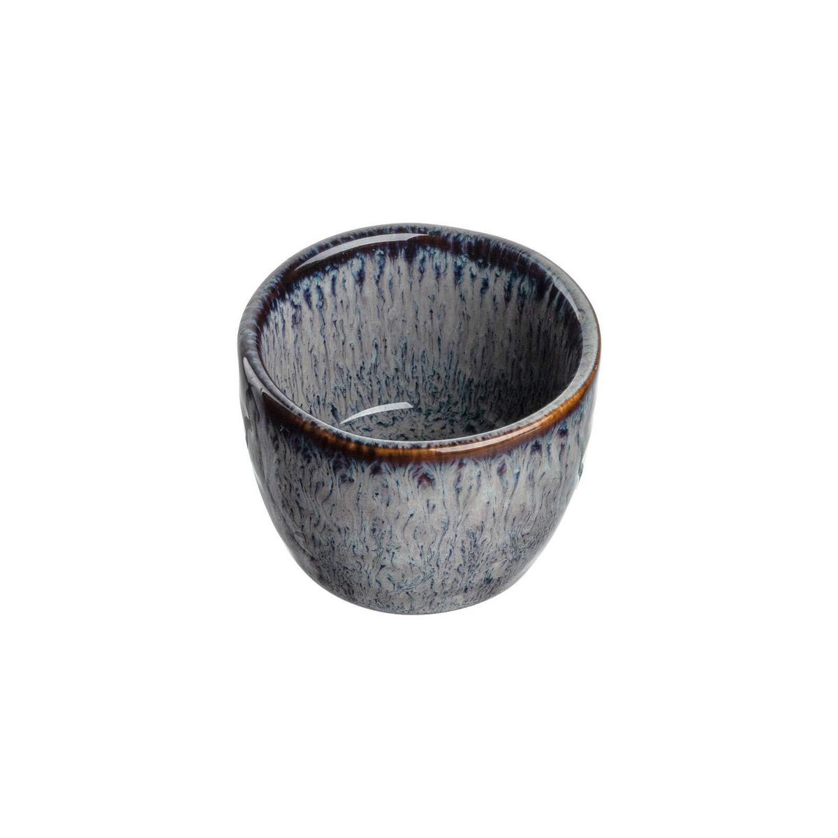 EIERBECHER Matera Anthrazit ø 5,2 cm 6er Set - Anthrazit, Keramik (5.2/4/5.2cm) - Leonardo Living