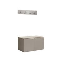 GARDEROBEN-SET Orion VI - Kaschmir/Beige, Holzwerkstoff/Kunststoff (84/42/46cm) - MIRJAN24