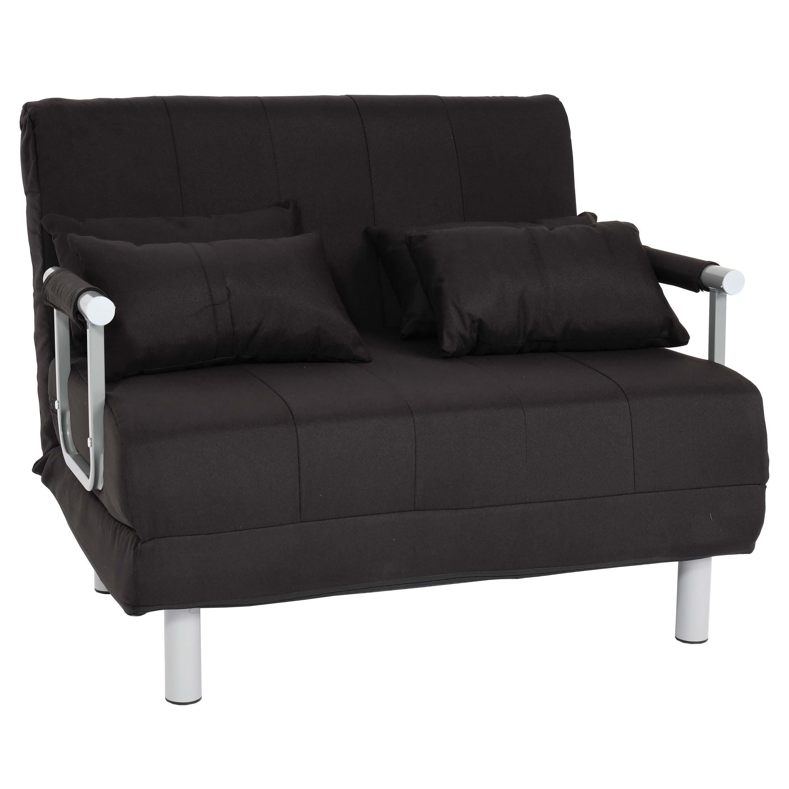 SCHLAFSESSEL Schwarz - Schwarz, Textil (105/80/186cm) - MCW