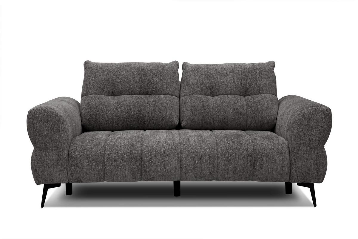 SOFA SALVINI 2,5-Sitzer, dunkelgrau - Dunkelgrau, Holz/Textil (206/88/99cm) - Wozimo
