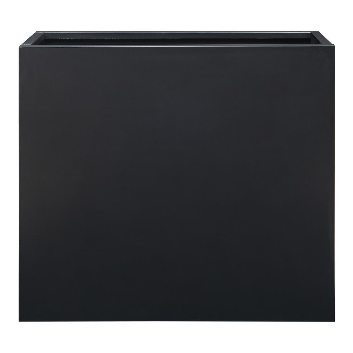 PFLANZKÜBEL Vaargel - Schwarz, Metall (90/82/30cm) - casa.pro