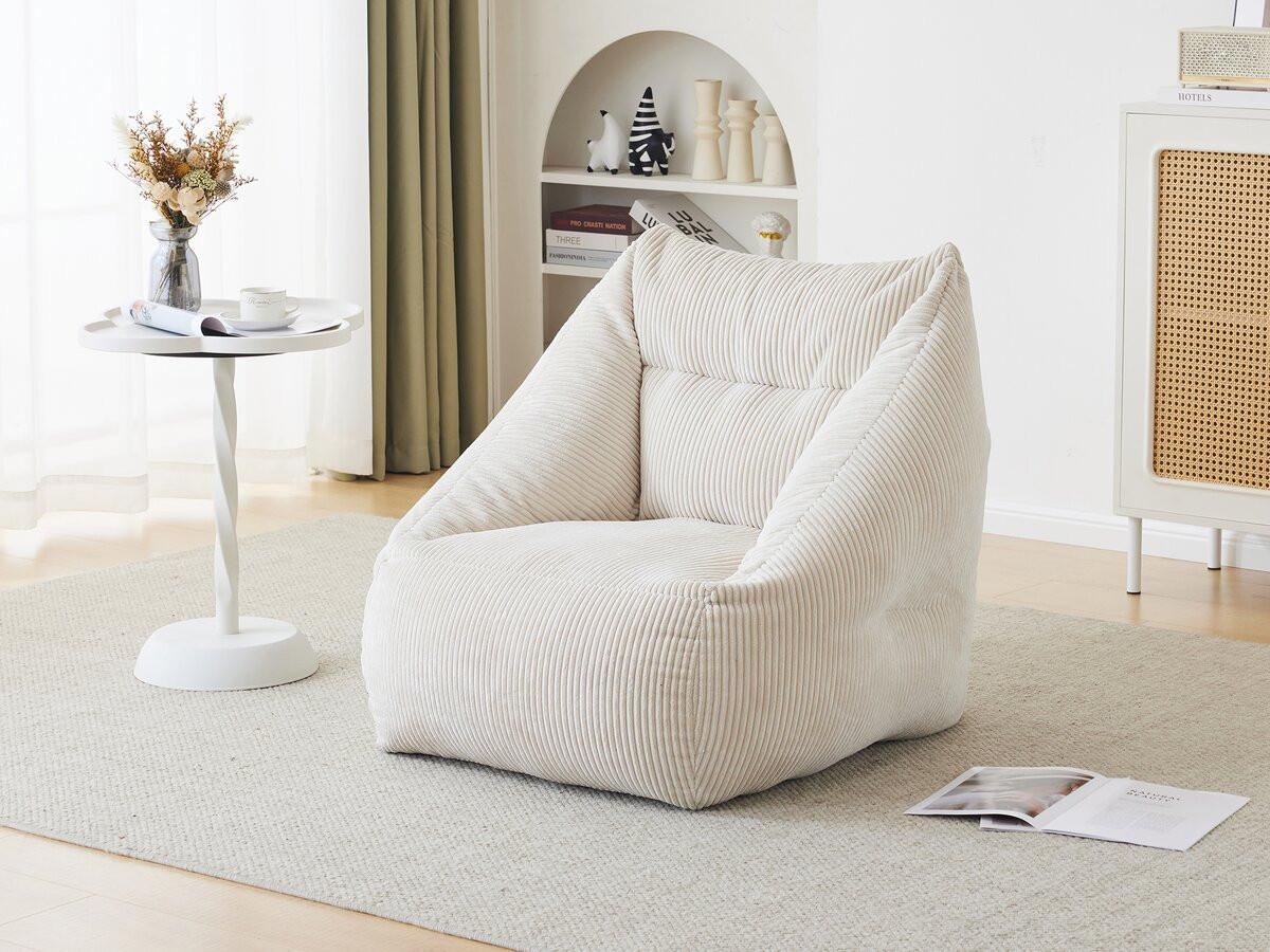 HOCKER medellin beige - Beige, Textil (85/72/85cm) - Habitat Garten