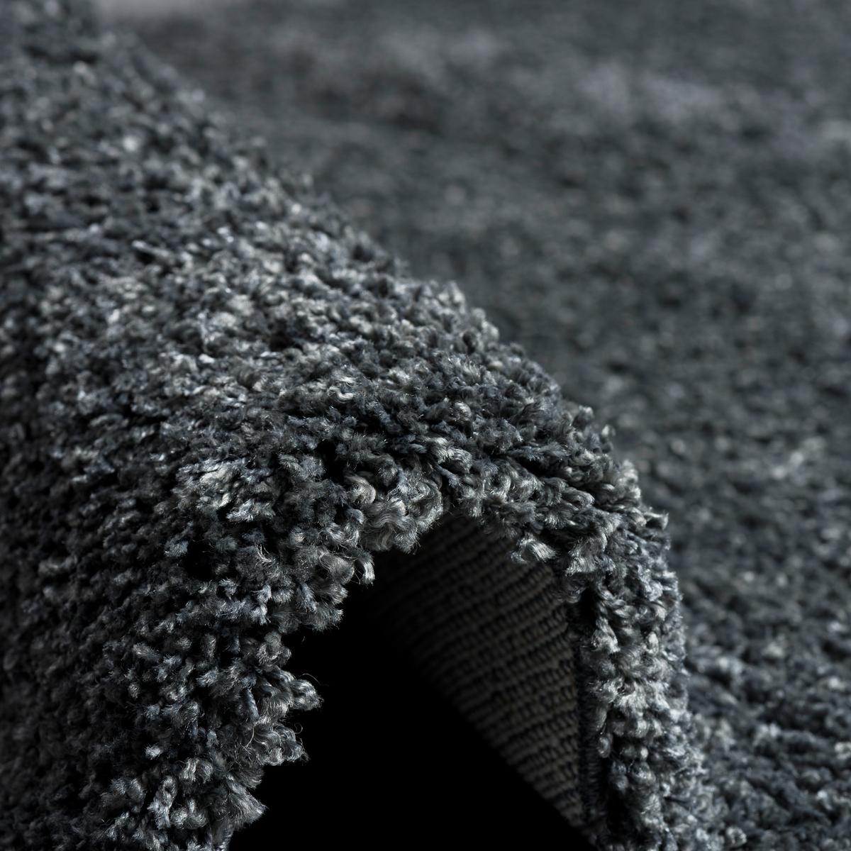 HOCHFLOR LANGFLOR SHAGGY TEPPICH LUXURY - Anthrazit, Textil (200/290cm) - Pergamon
