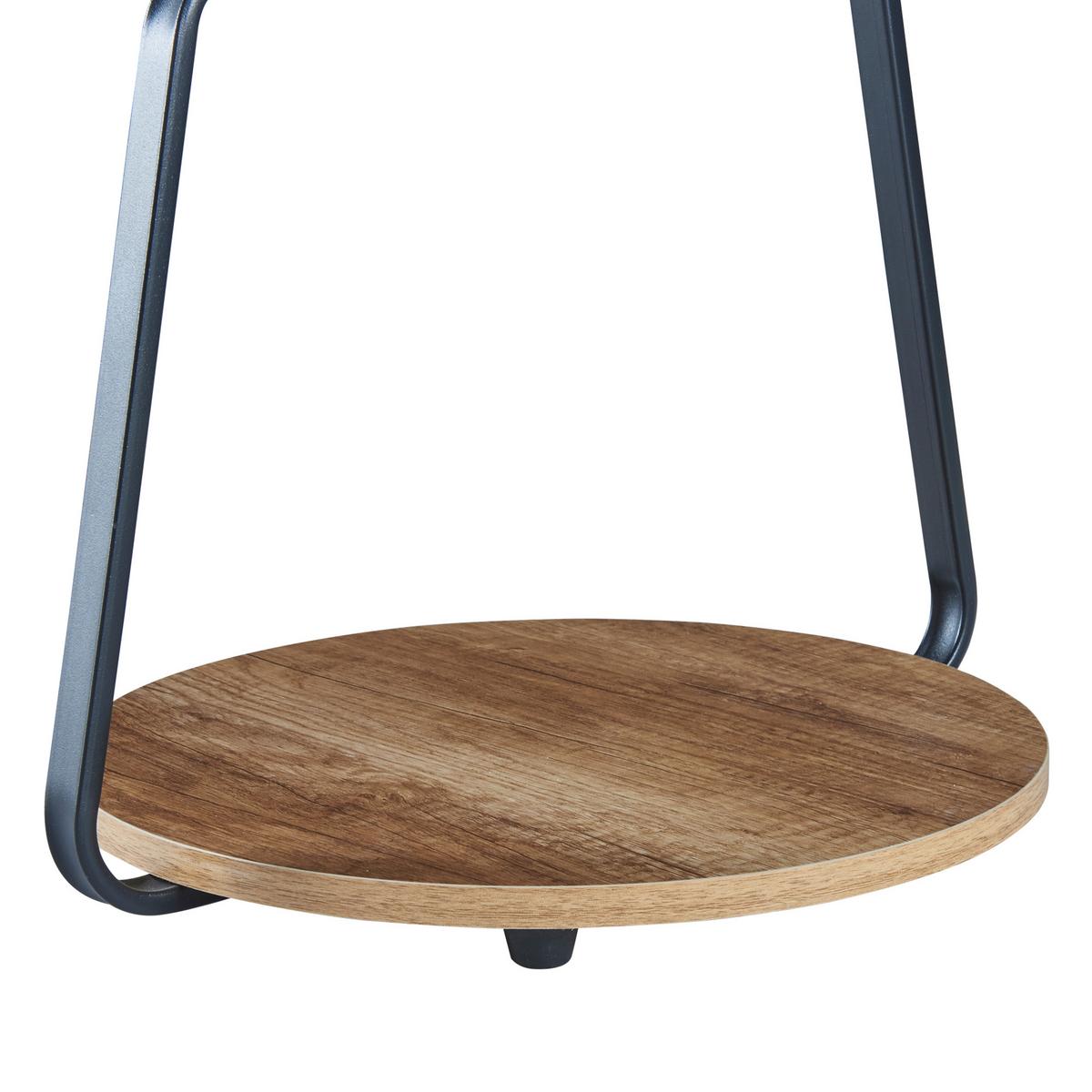 BEISTELLTISCH Sipoo - Walnussfarben, Holzwerkstoff (37/46/74cm) - [en.casa]
