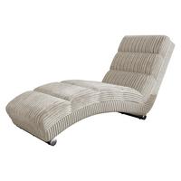 RELAXLIEGE Holiday Cord Bis - Chromfarben/Beige, Holz/Textil (62/84/180cm) - MIRJAN24