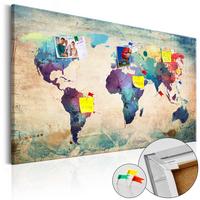 PINNWANDBILDER Bunt 120/80 cm - Multicolor, Naturmaterialien/Textil (120/80cm) - KUNSTLOFT