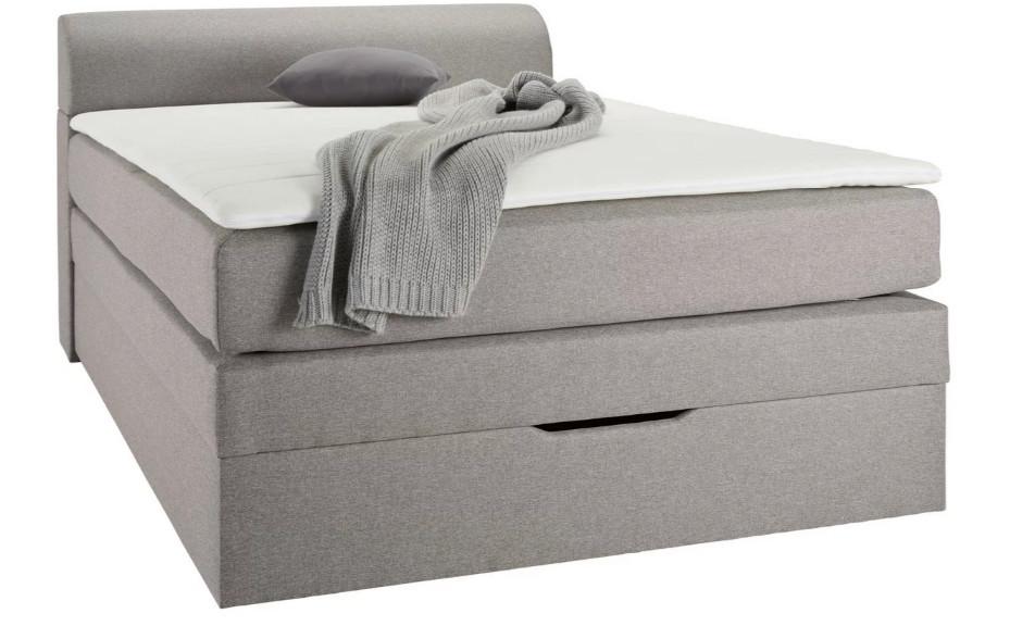 Boxspringbett Flexi 2 in Grau ca. 140x200cm