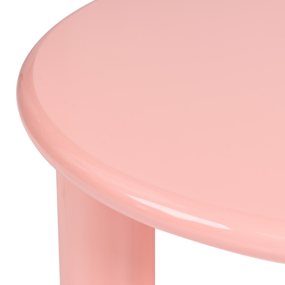 COUCHTISCH Rosa Itasca - Pink, Holzwerkstoff (80/80/35cm) - Beliani