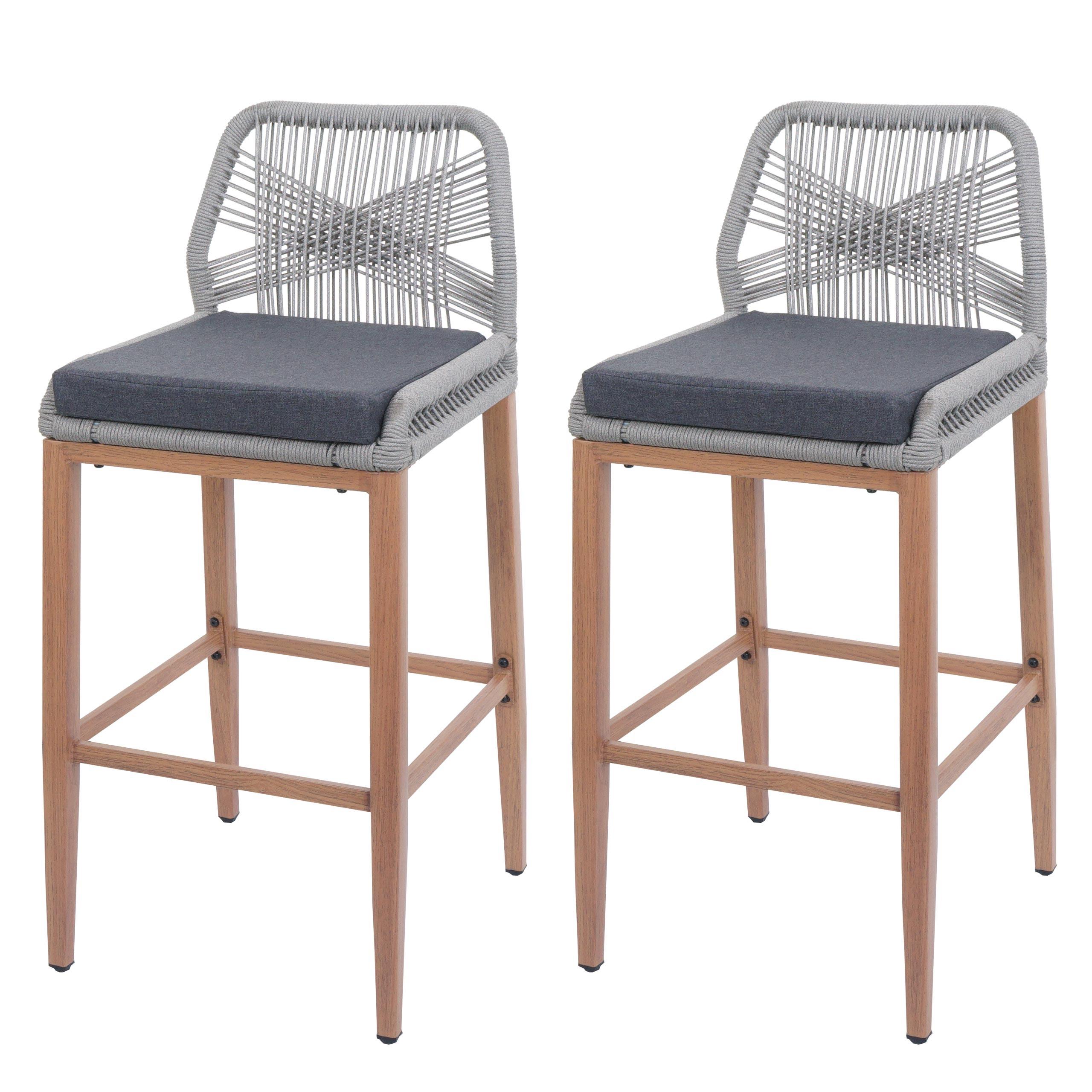BARHOCKER Hellgrau, Anthrazit - Anthrazit/Hellgrau, Metall (45/101/50cm) - MCW