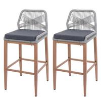BARHOCKER Hellgrau, Anthrazit - Anthrazit/Hellgrau, Metall (45/101/50cm) - MCW
