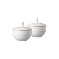 ZUCKERDOSEN Isabella beige ø 9 cm 2er Set - Beige, Keramik (9/7cm) - Ritzenhoff Breker